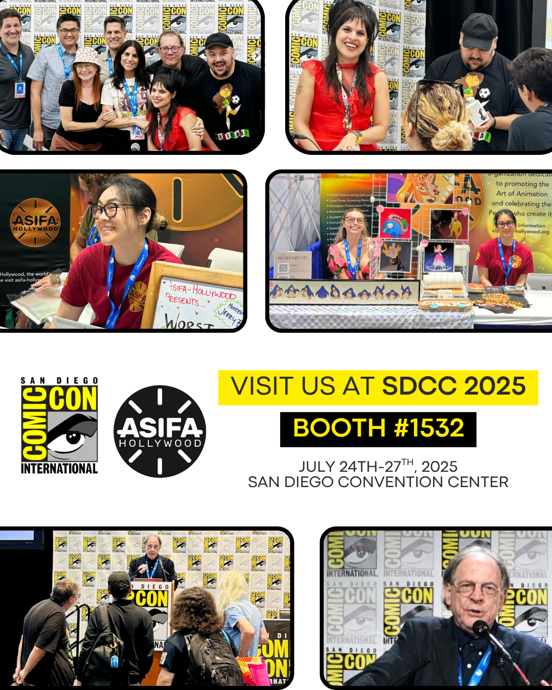 ASIFA-Hollywood at San Diego Comic Con 2025!